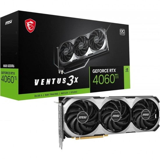 MSI RTX 4060 TI Ventus 3X E OC 8GB GDDR6
